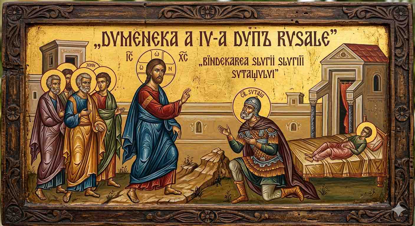 Duminica a IV-a după Rusalii (Vindecarea slugii sutașului) - Orizontul Credinței: Rugăciunea de sub Centurion