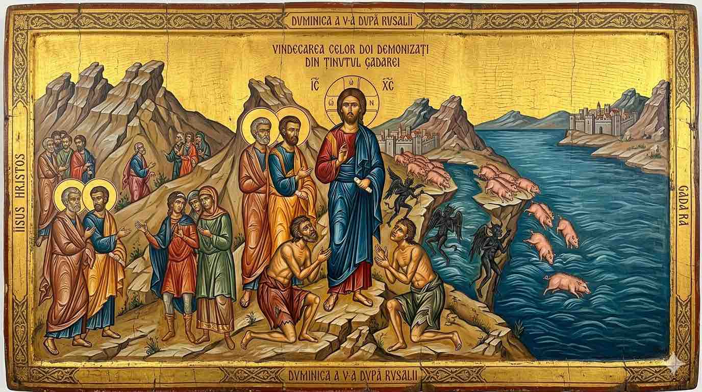 Duminica a V-a după Rusalii (Vindecarea celor doi demonizați din ținutul Gadarei)