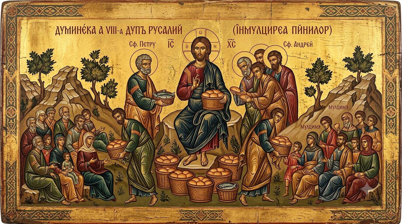 Duminica a VIII-a după Rusalii (Înmulțirea pâinilor) - Ospățul Tainic din Pustiu: Pâinea Care Învinge Foamea Veacurilor