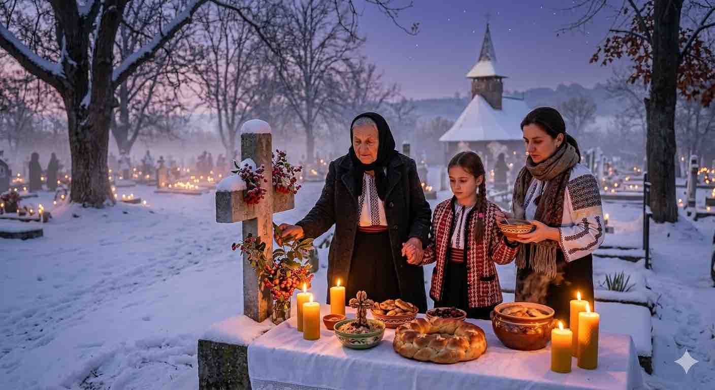 Pomenirea morților - Moșii de iarnă - Lumina din Zăpadă: Rugăciunea de Foc a Moșilor de Iarnă