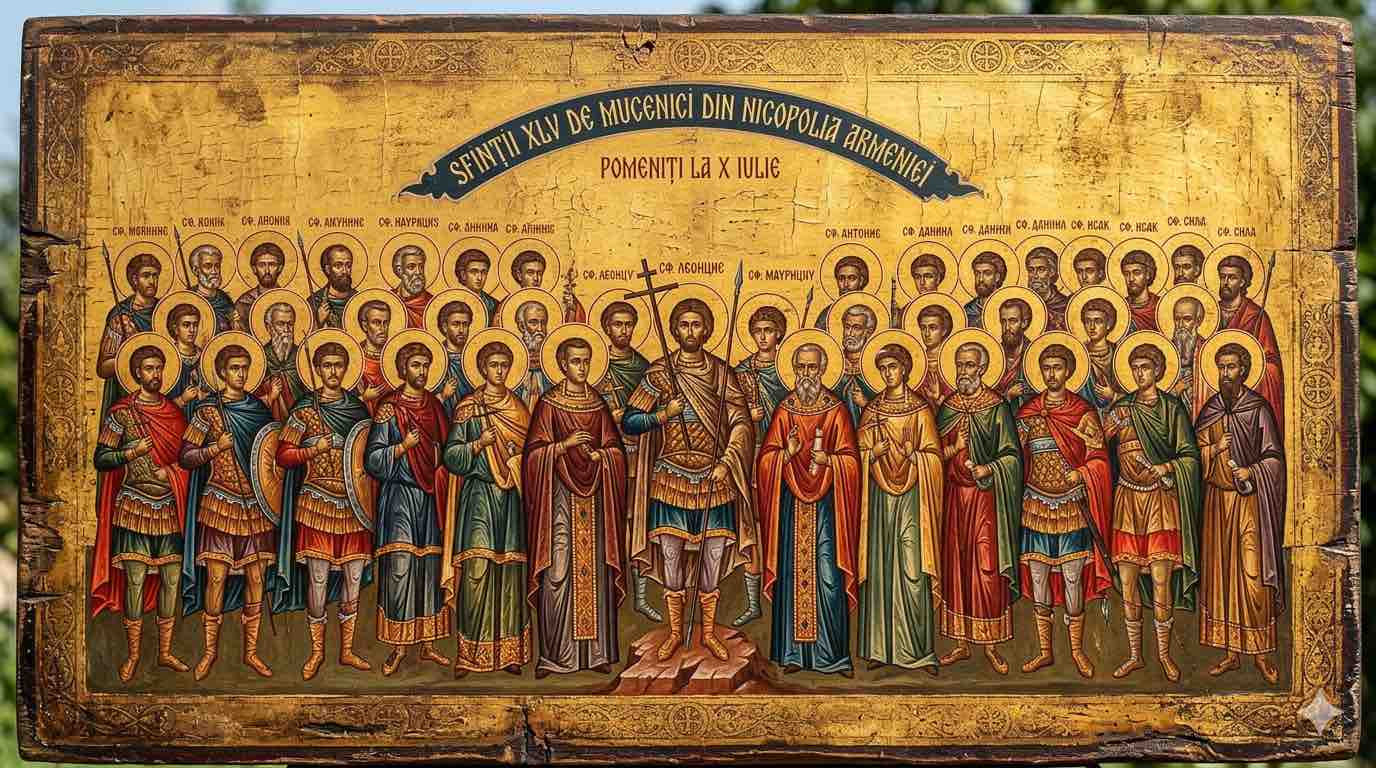 Sf. 45 de Mc. din Nicopolea Armeniei - Cununile de Foc din Nicopole: Povestea celor 45 de Mărturisitori