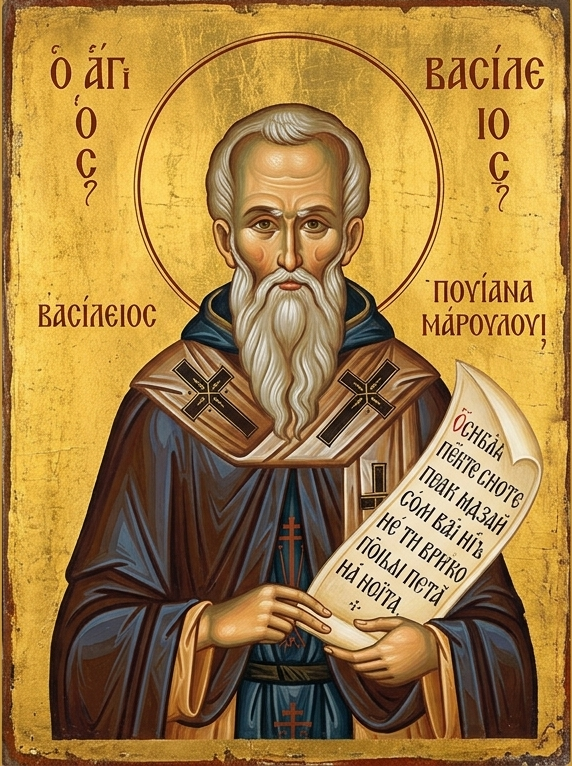 †) Sf. Cuv. Vasile de la Poiana Mărului - Sfântul Cuvios Vasile de la Poiana Mărului: Duhovnicul liniștii din inima munților