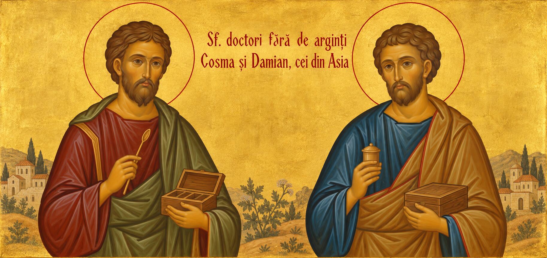 Sf. doctori fără de arginți Cosma și Damian, cei din Asia