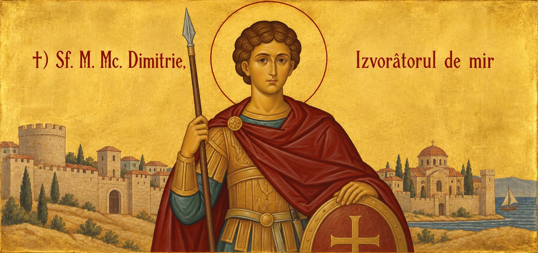 †) Sf. M. Mc. Dimitrie, Izvorâtorul de mir