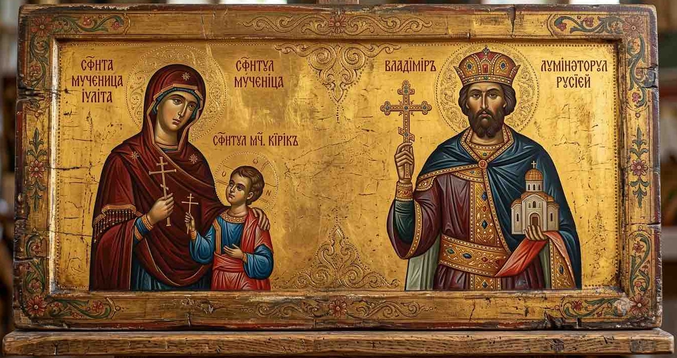 Sf. Mc. Chiric și Iulita;Sf. Vladimir, luminătorul Rusiei - Jertfa Pruncăriei și Coroana Preschimbată: Din Zdrobirea Trupului la Lumina Neamurilor
