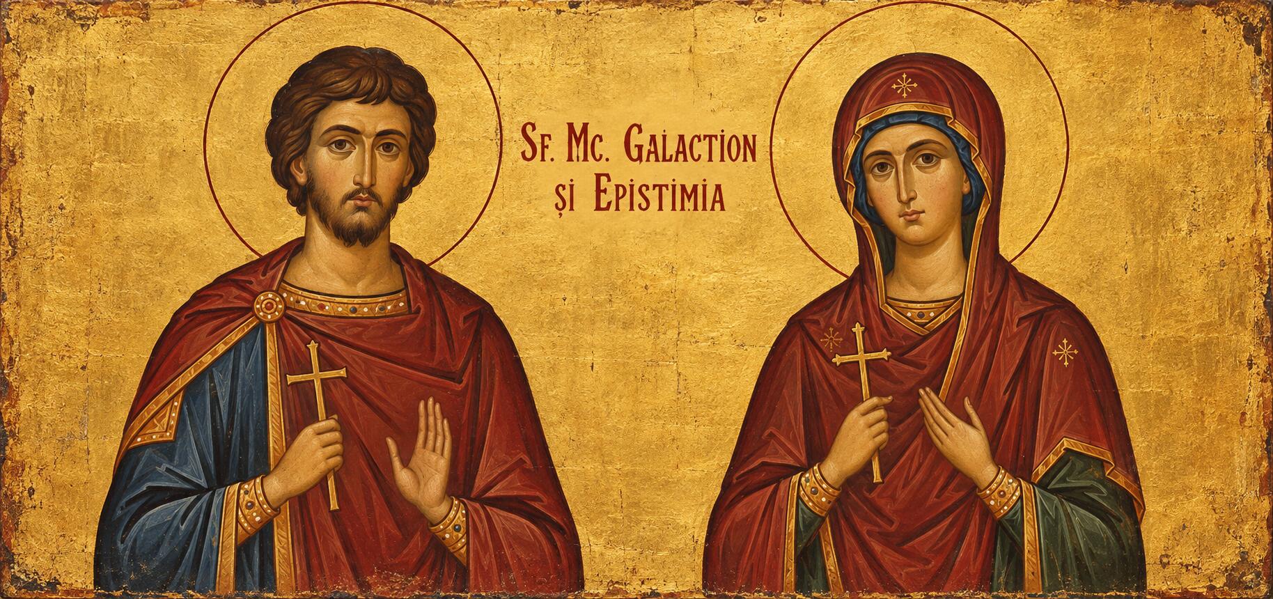 Sf. Mc. Galaction și Epistimia - 📜 Făcliile Curăției și Căsătoria cea Duhovnicească: Pomenirea Sfinților Mucenici Galaction și Epistimia
