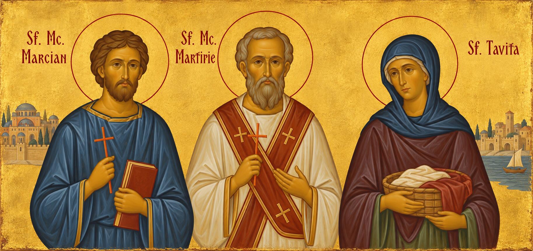 Sf. Mc. Marcian și Martirie;Sf. Tavita