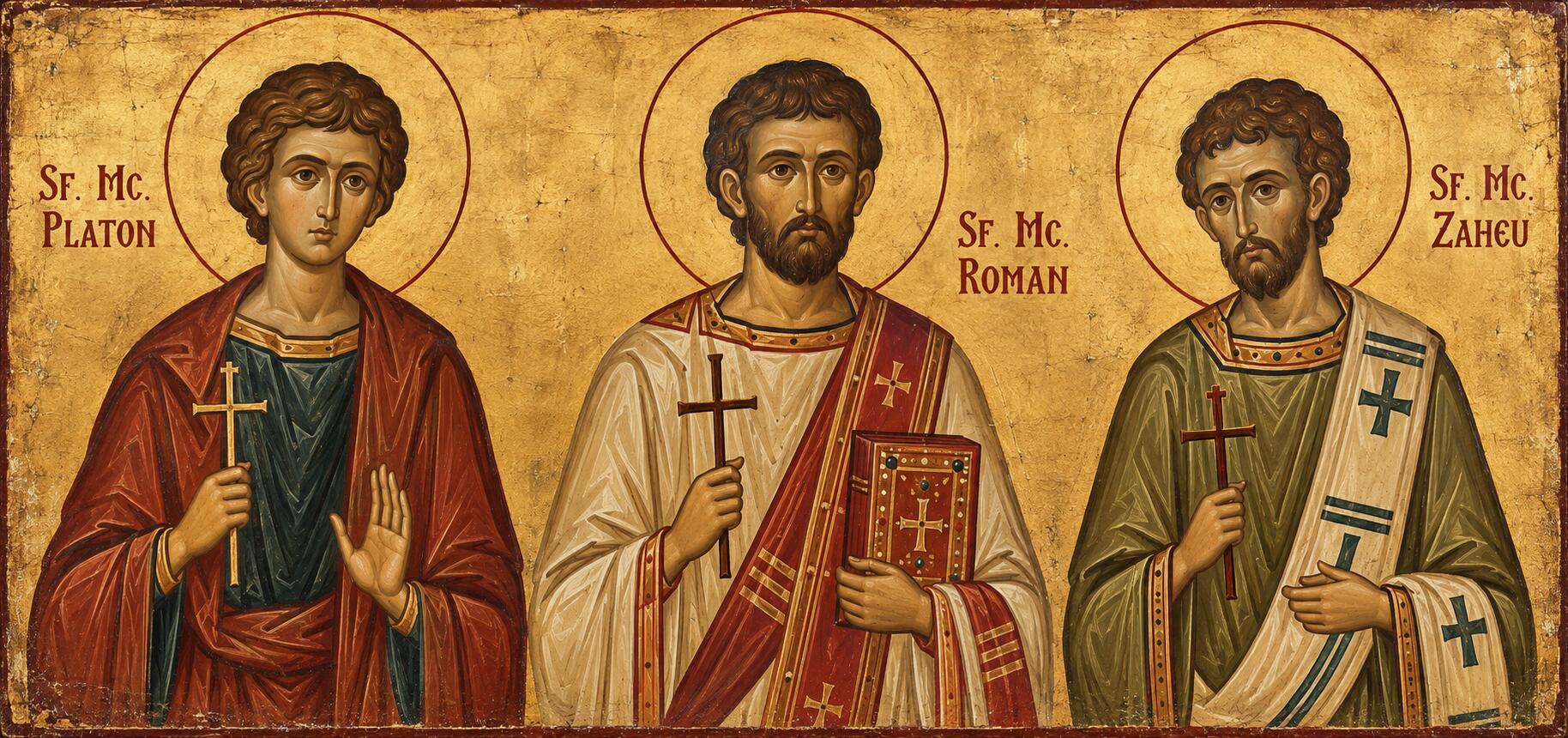 Sf. Mc. Platon, Roman și Zaheu