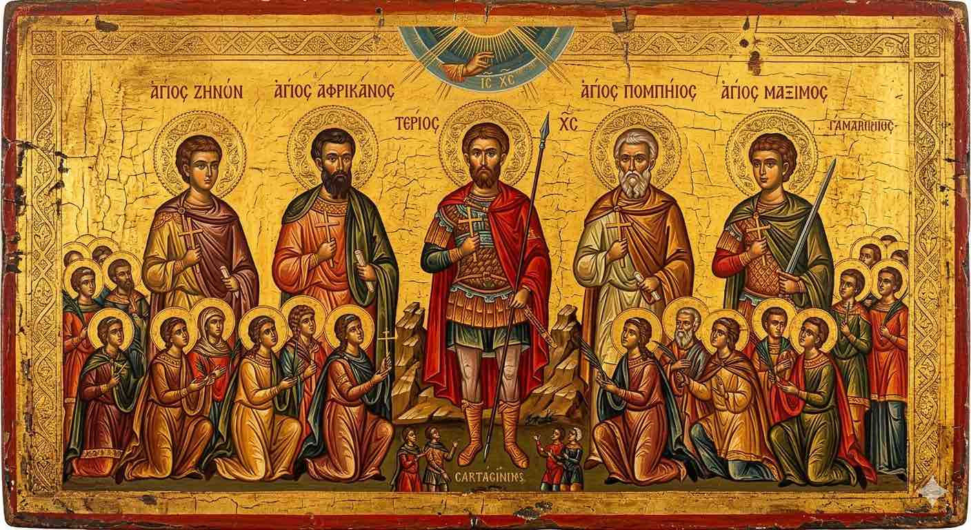 Sf. Mc. Terentie, Pompei, African, Maxim și Dima - Marșul spre Nemurire: Sfântul Terentie și Însoțitorii Săi