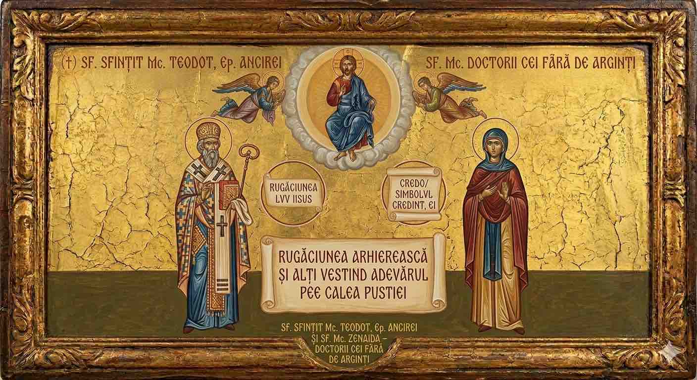 Sf. Sfințit Mc. Teodot, ep. Ancirei;Sf. Mc. Zenaida - Eroii Tăinuiți ai Credinței: Teodot, Straja Mucenicilor și Zenaida, Tămăduitoarea Sufletelor